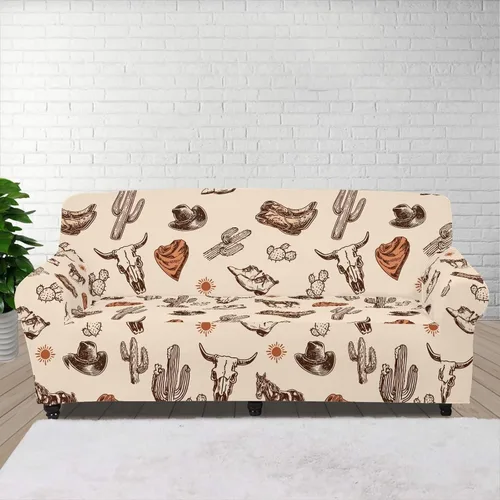 Vista 52 de ZOUTAIRONG Fundas elásticas para sofá con estampado de ramas de camuflaje 3D para sofá, funda para muebles de un solo cojín, decoración del hogar u