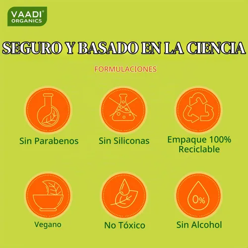 Vista 6 de Amla with Shikakai & Reetha Shampoo - Champú para el control de caídas del cabello - Champú de hierbas totalmente naturales - Champú para la caída