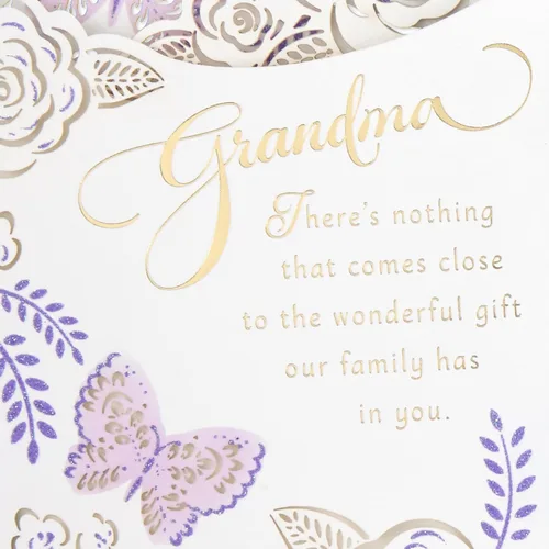 Vista 6 de Hallmark Tarjeta de cumpleaños para la abuela (regalo maravilloso)