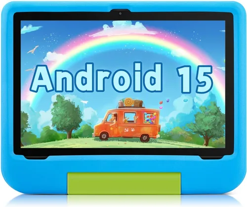 Vista 9 de Tablet para niños de 10 pulgadas, Android 15 Tablets para niños de 3 a 12 años, control parental, aplicaciones para niños precargadas, Octa-Core