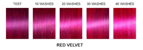Vista 8 de Manic Panic Tinte de gel semipermanente de terciopelo rojo cereza profesional, color rojo cereza brillante, brilla bajo la luz negra, dura más de 40