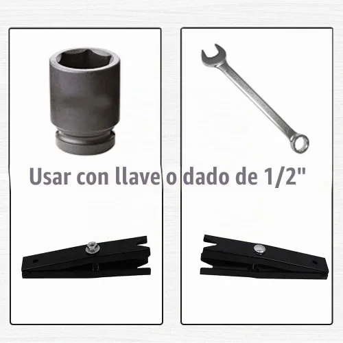 Vista 6 de Kit de reparación de bisagra de puerta RULLINE con herramienta de resorte - Compatible con Chevy GMC Suburban Tahoe - Kit de perno y buje de bisagra