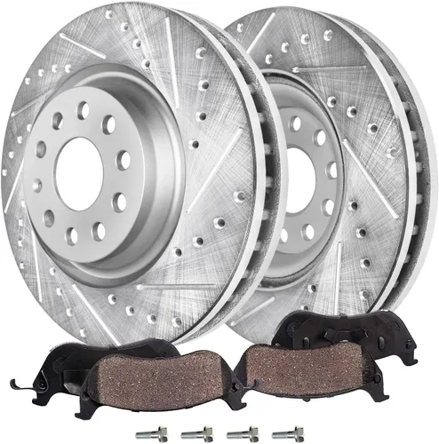 Vista 25 de Detroit Axle - Kit de freno delantero para Chevrolet Impala Monte Carlo Buick LeSabre Riviera Park Avenue Cadillac DeVille Olds Intrigue, Pinza