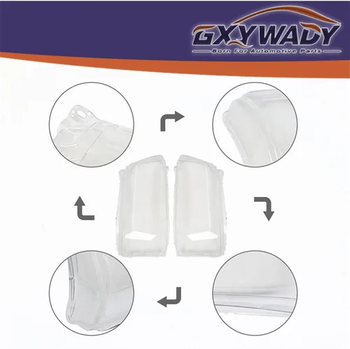 Vista 4 de GXYWADY Par de faros delanteros de repuesto para Land Rover Range Rover Sport 2010-2013 lado izquierdo y derecho (lado del pasajero y del conductor)