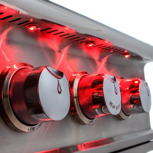 Vista 4 de Blaze Professional LUX BLZ-4PRO-LP-3PC-SC - Paquete de cocina de propano de 44 pulgadas