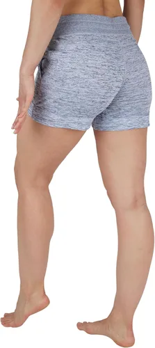 Vista 4 de 90 Degree By Reflex Shorts Suaves de Sudadera para Mujer de Cintura Alta con Cordón Ajustable para Descanso y con Bolsillos