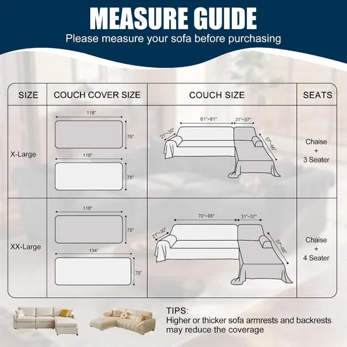 Vista 5 de Fundas impermeables para sofá modular en forma de L, 2 piezas, lavable, en forma de L, protector de muebles acolchado de jacquard para perros, Gris