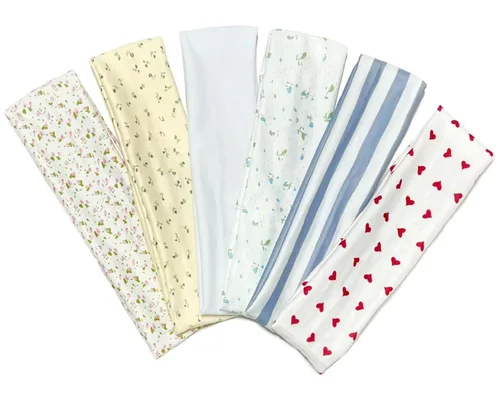 Vista 19 de TERSE Diademas para Mujeres con Estampado de Cerezas de Moda - Bandas para la Cabeza Antideslizantes de Tela Suave Bandas para el Cabello