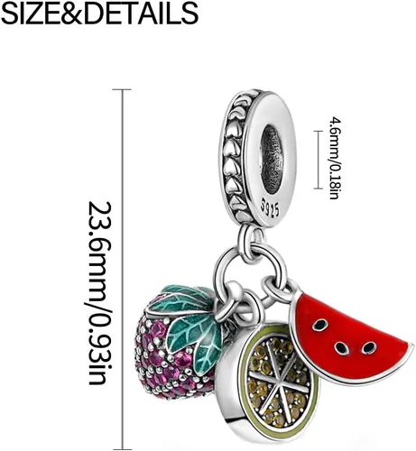Vista 80 de KUNSIR Los abalorios se adaptan a pulseras Pandora para mujer, plata de ley 925, cuentas colgantes de joyería para niñas, dijes de feliz cumpleaños