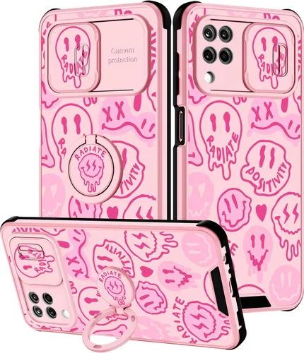 Vista 15 de Funda 2 en 1 para Samsung Galaxy S23 Ultra Flamingo para mujeres y niñas, diseño femenino de flamencos con cubierta deslizante para cámara y soporte