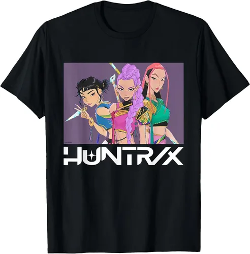 Vista 3 de KPop Demon Hunters HUNTR/X Camiseta Oficialmente Autorizada