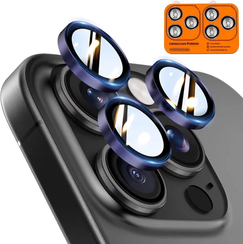 Vista 28 de TOCOL Protector de lente de cámara para iPhone 13 / iPhone 13 Mini vidrio templado HD individual resistente a los arañazos, accesorios compatibles