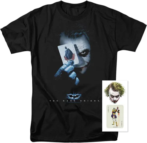 Vista 2 de Popfunk The Dark Knight Heath Ledger Joker con tarjeta camisetas y pegatinas