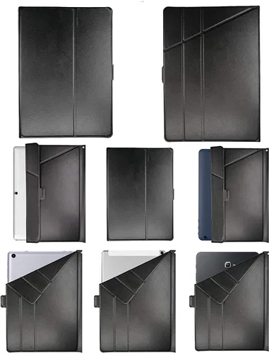 Vista 2 de Funda para tablet Hyundai KORAL 10W2 (función atril, piel sintética), diseño HS