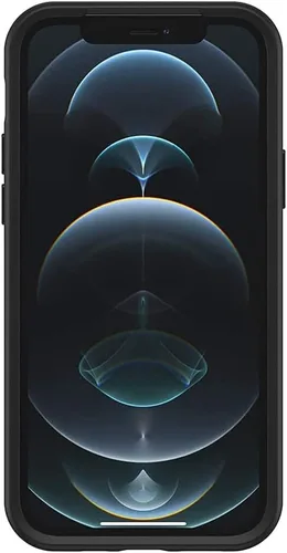 Vista 3 de OtterBox Symmetry Series - Funda para iPhone 12 y iPhone 12 PRO (solamente), embalaje no minorista, color negro