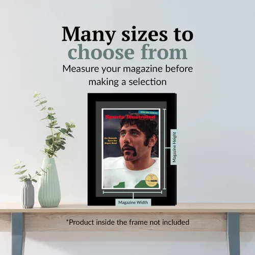 Vista 19 de Creative Picture Frames - Marco de fotos para revistas Sports Illustrated, de 8 x 10.5 pulgadas, adecuado para ediciones de coleccionista
