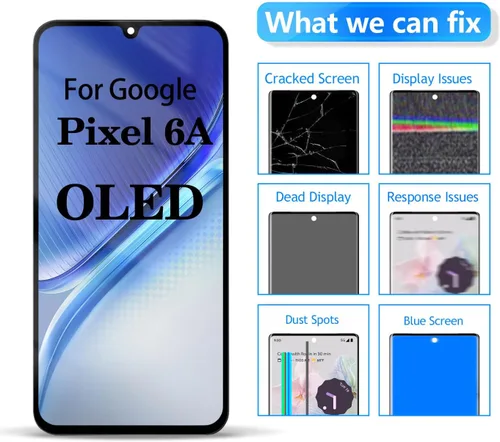 Vista 4 de Para Google Pixel 6A OLED Pantalla de reemplazo de pantalla Kits
