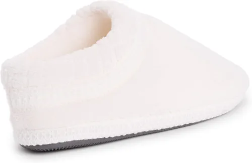 Vista 8 de MUK LUKS Pantuflas de pie completo Rita Micro Chenille para mujer