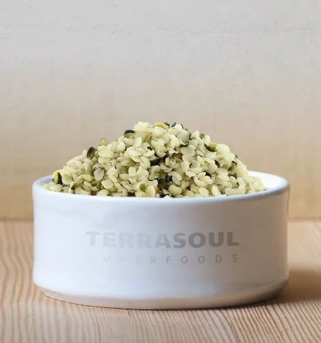 Vista 3 de Terrasoul Superfoods semillas de cáñamo crudas peladas (orgánicas)