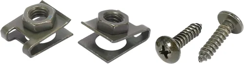 Vista 5 de F FIERCE CYCLE 195 Uds. Universal motocicleta carenado cuerpo pernos sujetadores clips tornillos tuercas negro para Kawasaki para Suzuki para Honda