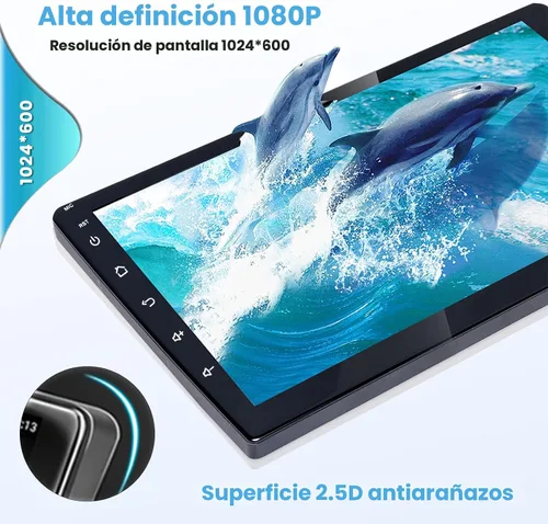Vista 4 de Roinvou [2G+64G] Radio Android para Toyota Corolla EX 2005-2012 Carplay inalámbrico/Android Auto, pantalla táctil de 9 pulgadas para Corolla