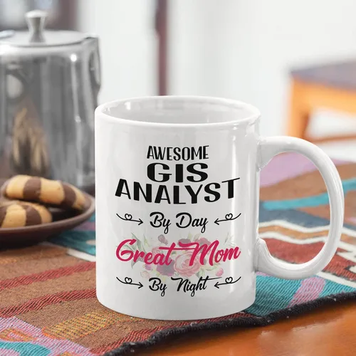 Vista 60 de Regalo del día de la madre de hija, hijo a mamá Taza de cerámica blanca de 11 oz, 15 oz - Analista Administrativo