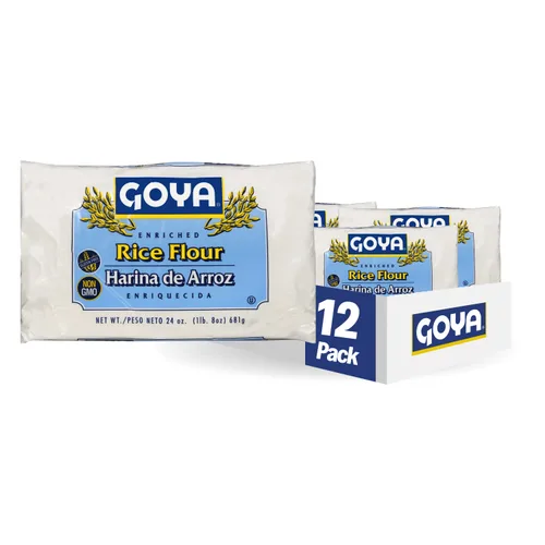 Vista 7 de Goya Foods Harina de arroz enriquecida, 12 onzas (paquete de 24)