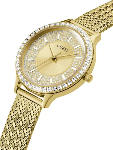 Vista 6 de GUESS US Womens Gold-Tone Mesh Analog Watch one