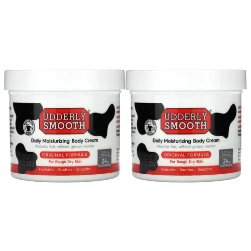 Vista 2 de Crema hidratante Udderly Smooth, envase de 12 oz (paquete de 6), Total 1, Blanco