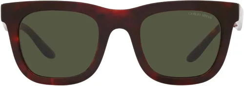 Vista 3 de GIORGIO ARMANI Man Sunglasses Black Frame Dark Grey Lenses 49MM