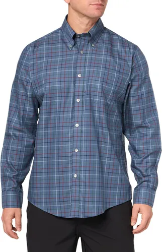 Vista 23 de Brooks Brothers Camisa Deportiva de Manga Larga sin Planchar con Botón para Hombre CORAL ROJO