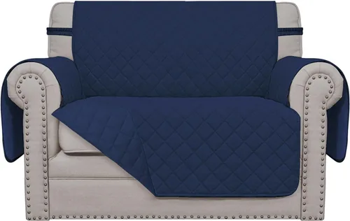 Vista 185 de Easy-Going - Funda reversible para sofá, resistente al agua, con varillas de espuma y correas elásticas, protector de muebles para mascotas y perros