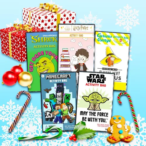 Vista 3 de Minecraft Favores de Fiesta para Niños Paquete ~ 24 Mini Paquetes de Juego con Libros para Colorear, Calcomanías, Crayones, Más Suministros