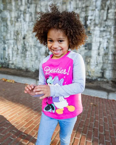 Vista 2 de Disney Minnie Mouse Daisy Duck - Paquete de 3 camisetas para bebés y niños grandes