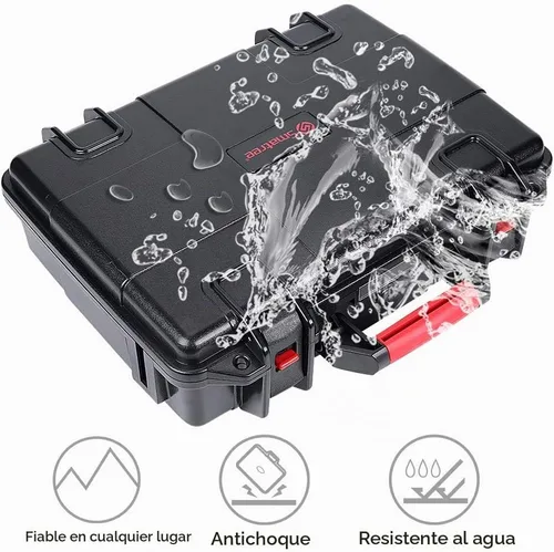 Vista 5 de Smatree Estuche de transporte de 17.6L con DJI Mavic 2 Pro/Mavic 2 Zoom
