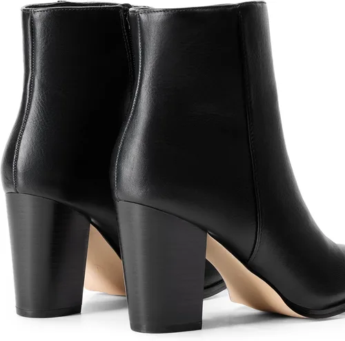 Vista 3 de DREAM PAIRS Botines de tacón grueso para mujer