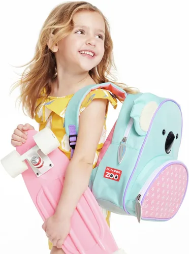 Vista 22 de Skip Hop - Mochila para preescolar, colección Zoo, para niños pequeños de 3 a 4 años, diseño de llama