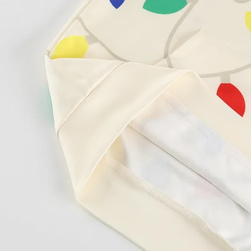 Vista 6 de Colorful House Suéter feo de Navidad con capucha para niños y niñas, sudadera de Navidad, disfraz con impresión 3D