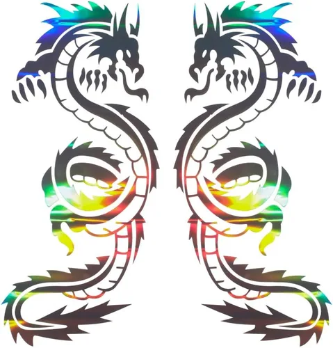 Vista 16 de Dragon Head Graphics - Adhesivo de vinilo autoadhesivo para capó de automóvil, accesorios de decoración de capó de automóvil, 31.49 x 19.68