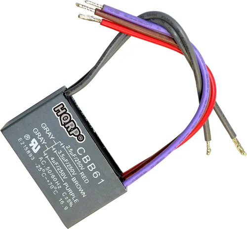 Vista 27 de HQRP Condensador compatible con ventilador de techo Hampton Bay 1uf+2uf de 3 cables con certificación UL Plus HQRP Coaster