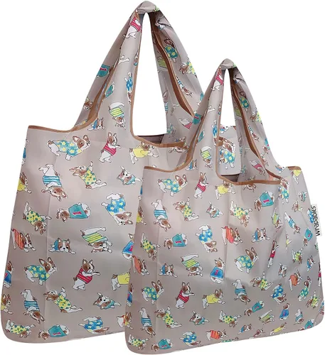 Vista 27 de Bowbear Bolsa de compras reutilizable de nylon plegable