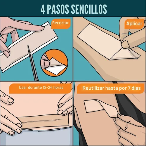 Vista 8 de Nuvadermis Paquete de cuidado de cicatrices - Gel avanzado para cicatrices y cinta de silicona para cicatrices