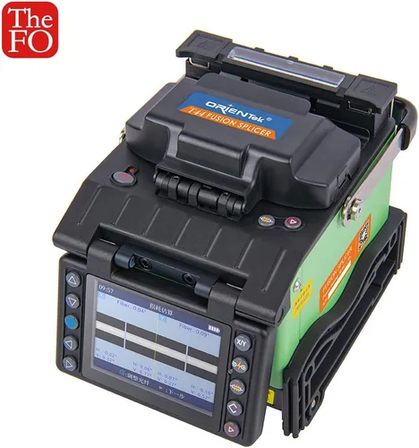 Vista 2 de ORIENTEK T44 Fusion Splicer fusionadora fibra óptica soudeuse fibra óptica FTTH Máquina empalmadora óptica + VFL FEDEX/UPS/DHL