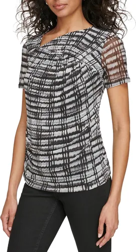 Vista 3 de Calvin Klein Blusa de punto sin mangas Plus para mujer
