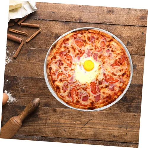 Vista 6 de Luxshiny Bandeja perforada multifuncional para pizza ventilada para distribución uniforme del calor para cocina casera y pizza casera
