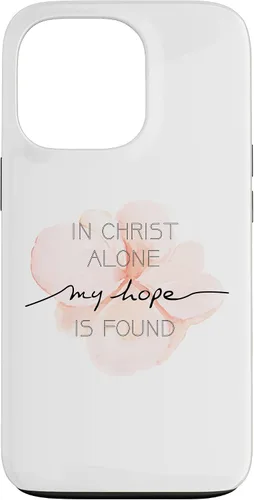 Vista 10 de in Christ Alone My Hope is Found Jesus Christian Phone Case for iPhone 17