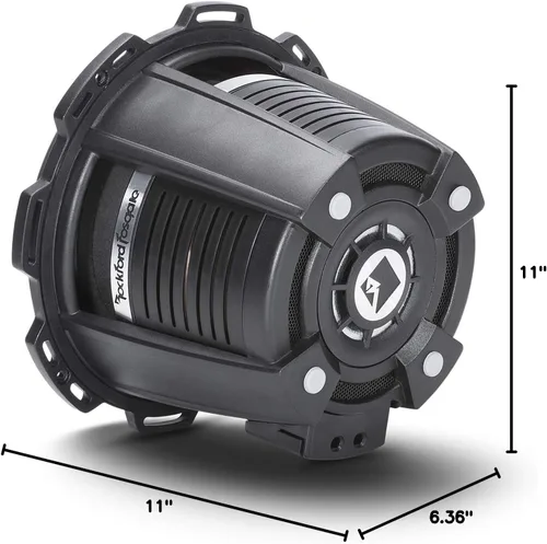 Vista 10 de Rockford Fosgate Subwoofer T1D410 Power DVC T1 de 4 ohmios de 10 pulgadas