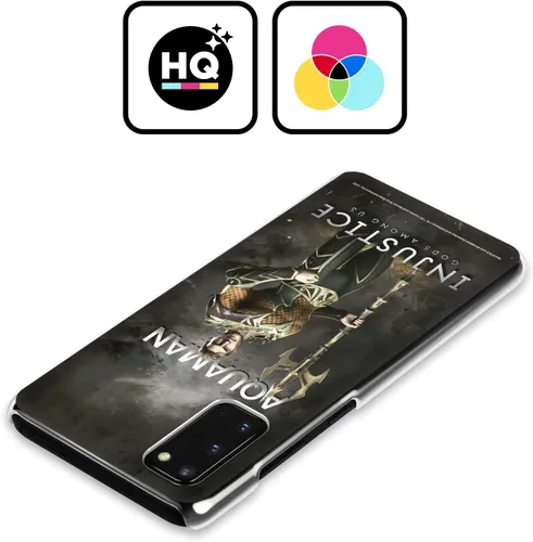 Vista 2 de Head Case Designs Officially Licensed Injustice Gods Among Us Aquaman Characters Hard Back Case Compatible with Samsung Galaxy S23+ 5G