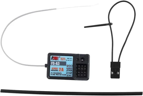 Vista 6 de Flysky FS-A3 Receptor impermeable AFHDS2A 2.4G 3CH para Flysky GT2E GT2G Transmisor RC Car Boat (1 unidad FS-A3 impermeable) For Flysky GT2E GT2G