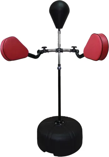 Vista 5 de Carepeutic Betaflex Entrenador aeróbico de patada y boxeo Kickboxing Training Station with 3 Adjustable Strike Targets, Height Adjustable Punching